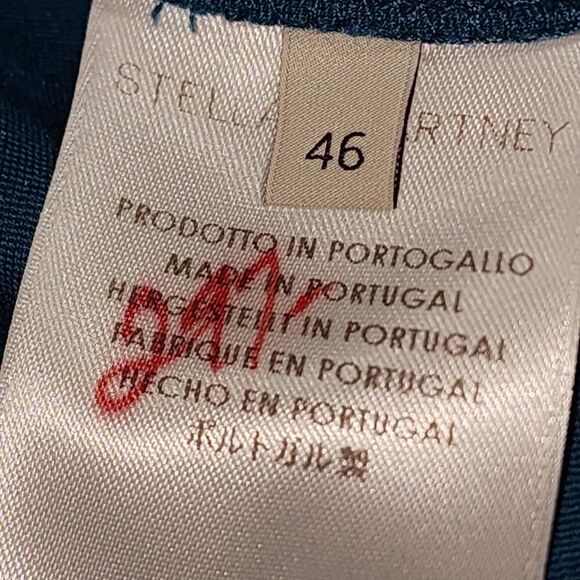 NWT Stella McCartney Teal Blue‎ Dress 46 10 12 - Picture 5 of 6